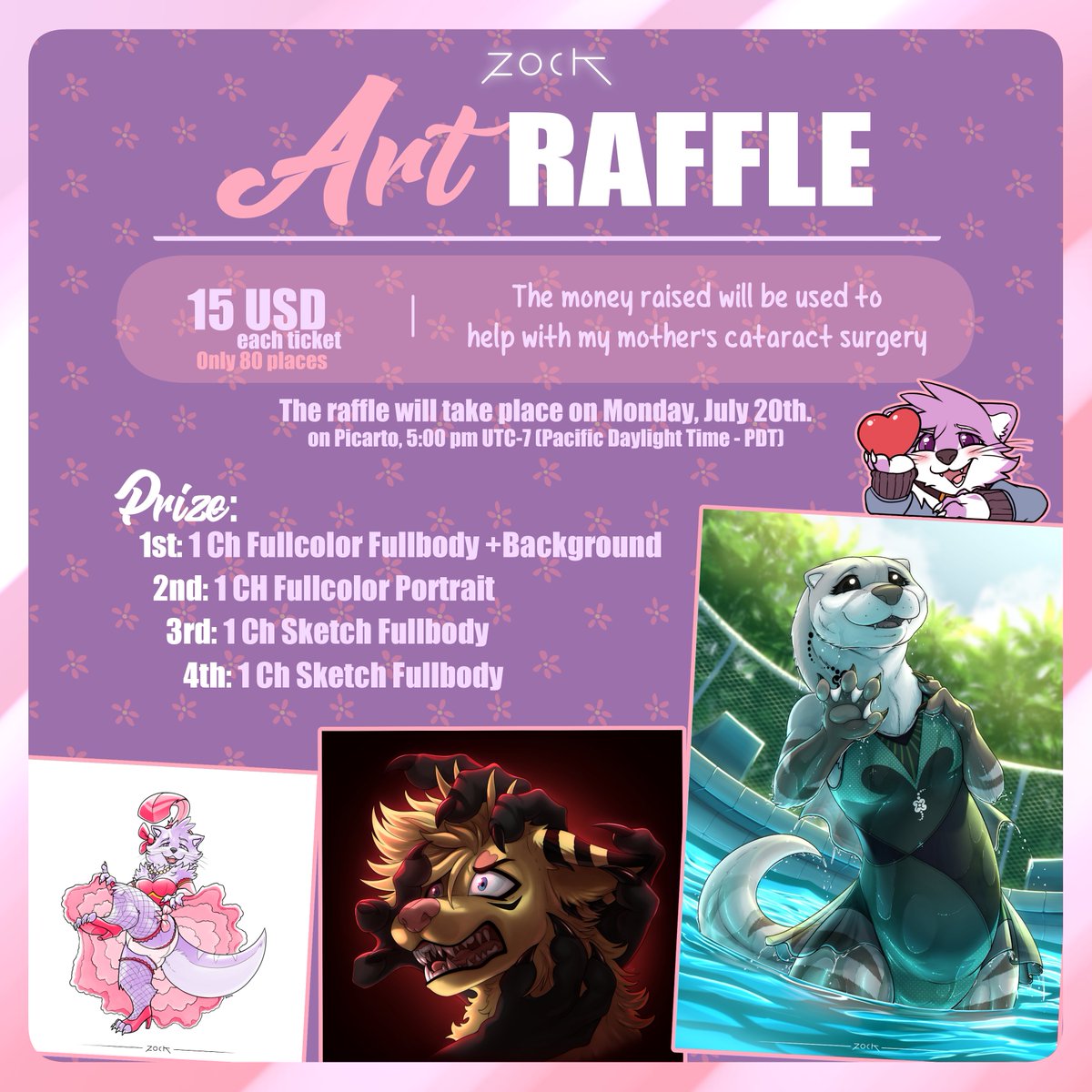 Hi!! ✨ To help pay for my mother's cataract surgery, I decided to raise part ...