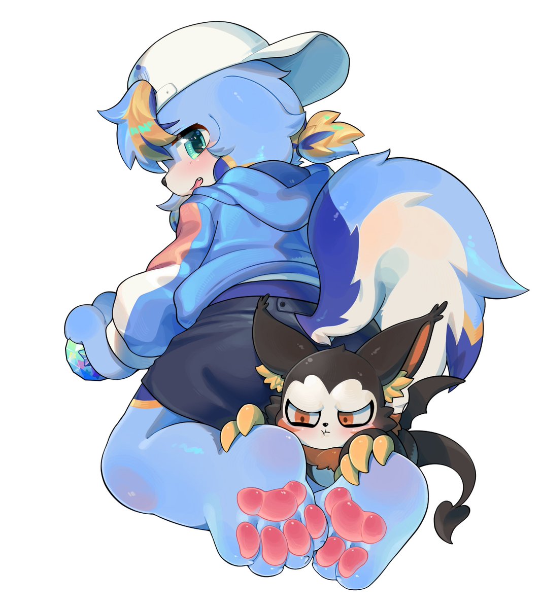 这只叮叮恶魔好奇怪! https://t.co/pyilizFnNM