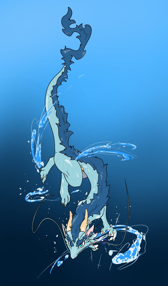 CM 수속성! 🌊🐉@ ChwiDerg https://t.co/zV6bdTr1cD