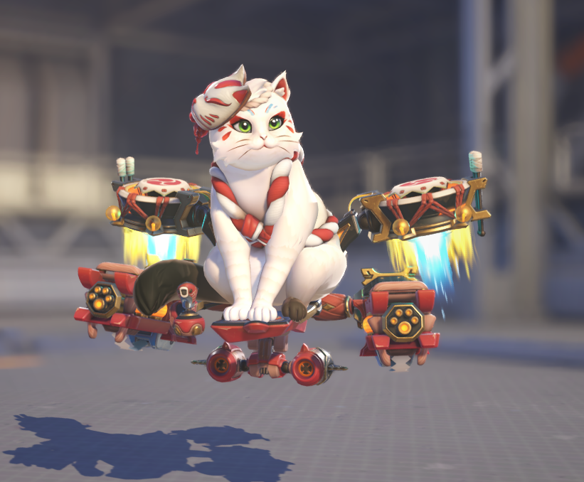 if u dont know who is she , here is the img this is Jetpack Cat of overwatch!...