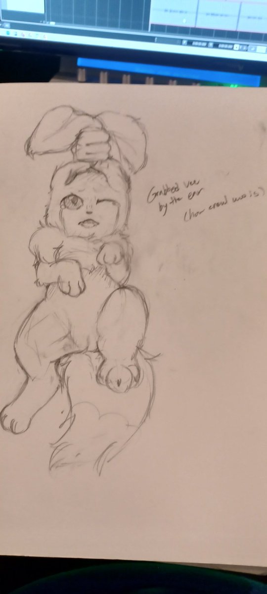 帰宅してからお絵かきしようとしたら疲れちゃって描けられないから仕事場で落書きしてます https://t.co/Xp4s2bsMo6