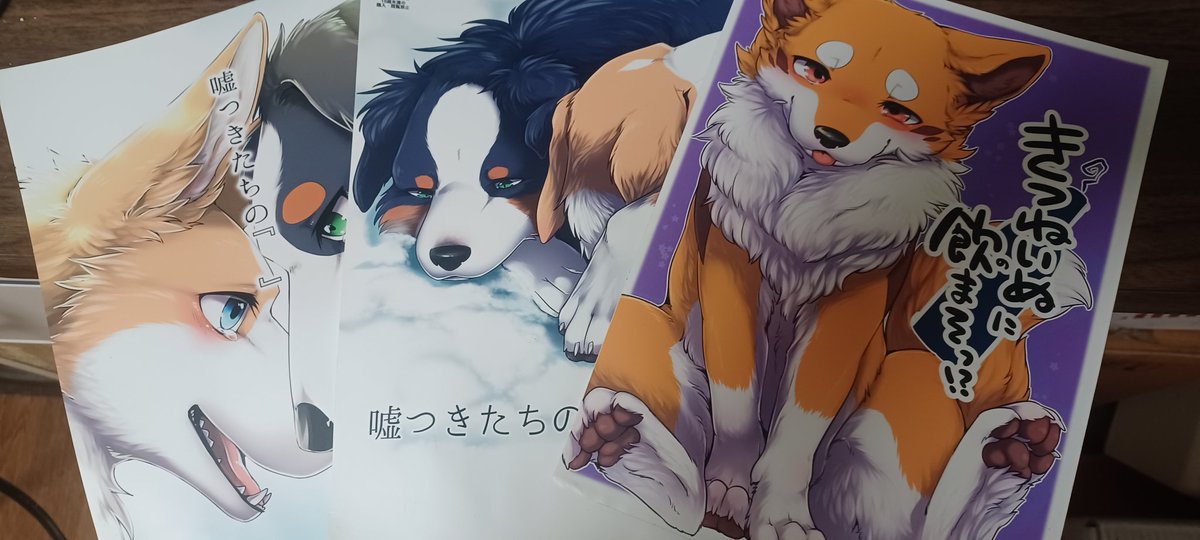 @Diga_foxdog 実際に会場で買ったのはこの３つで、デジタル版を含めたらユメウツツラヴェッジですね！どの作品もキレイで自分好みだったので今まで大事...