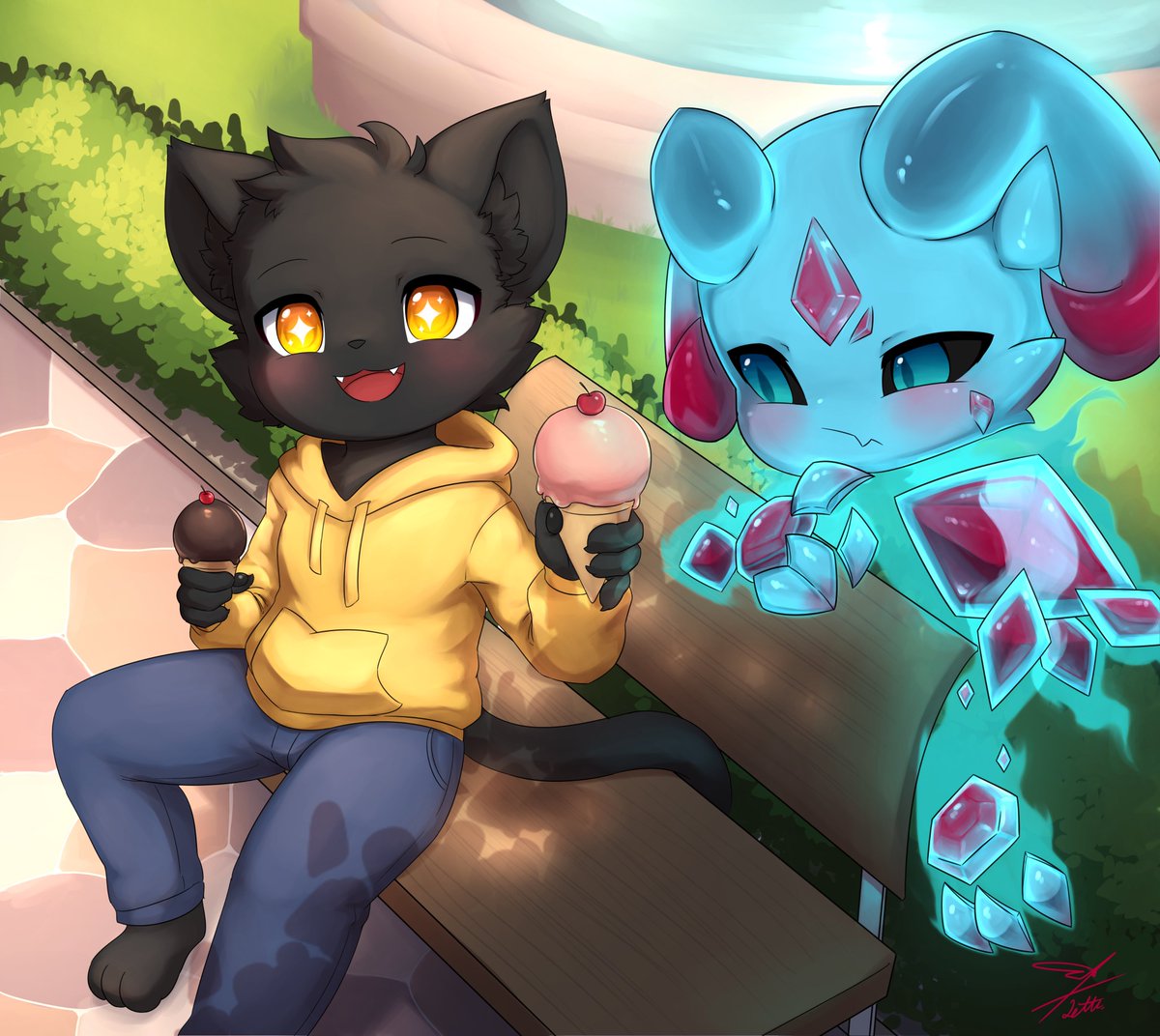 Commission for @Jangko__ Thanks for commission me and give me ice cream https...