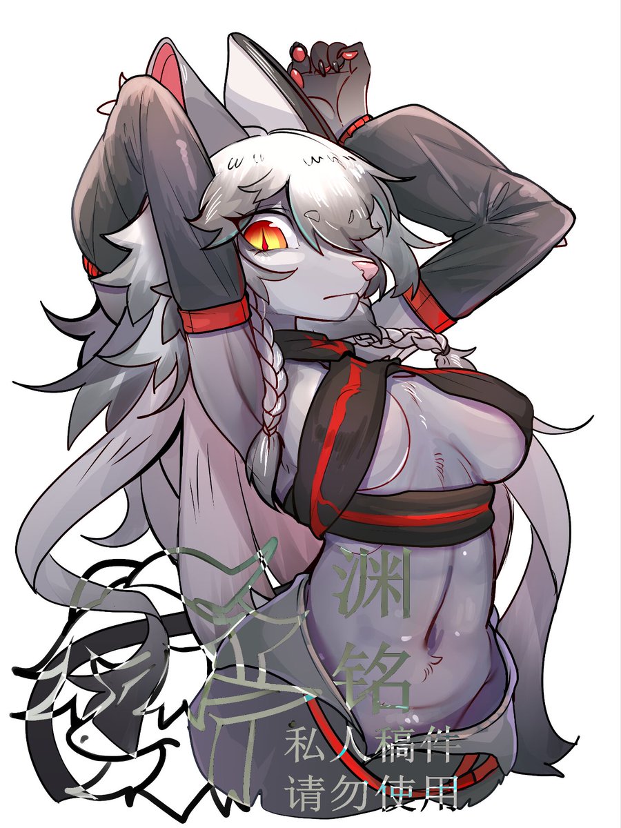 感谢委托🙏！！ Thanks for the commission! @biedongwozhang1 “好罢……那就给你看一眼……就一眼啊！！！……那是...