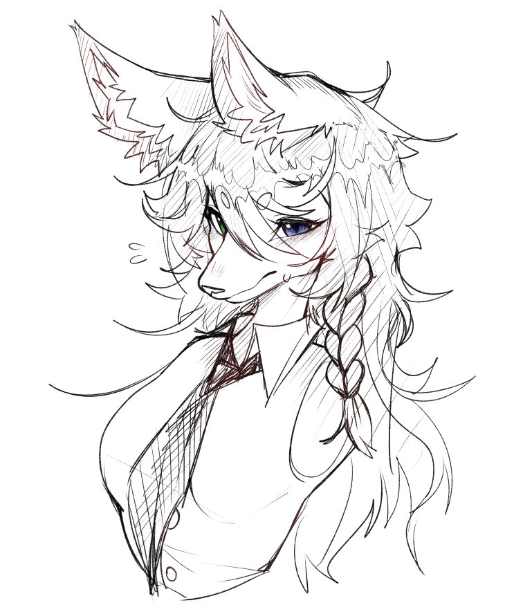 狐狸🦊 什么叫我一画她就底层逻辑的不画衣服！！这不是有衣服吗！！！😫 https://t.co/RziN294QnD