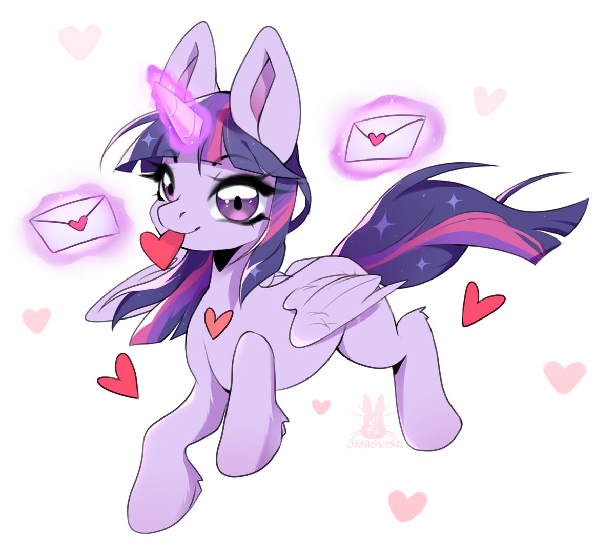 Love by mail💌 It seems that today we are a place of Derpy - work at the post ...