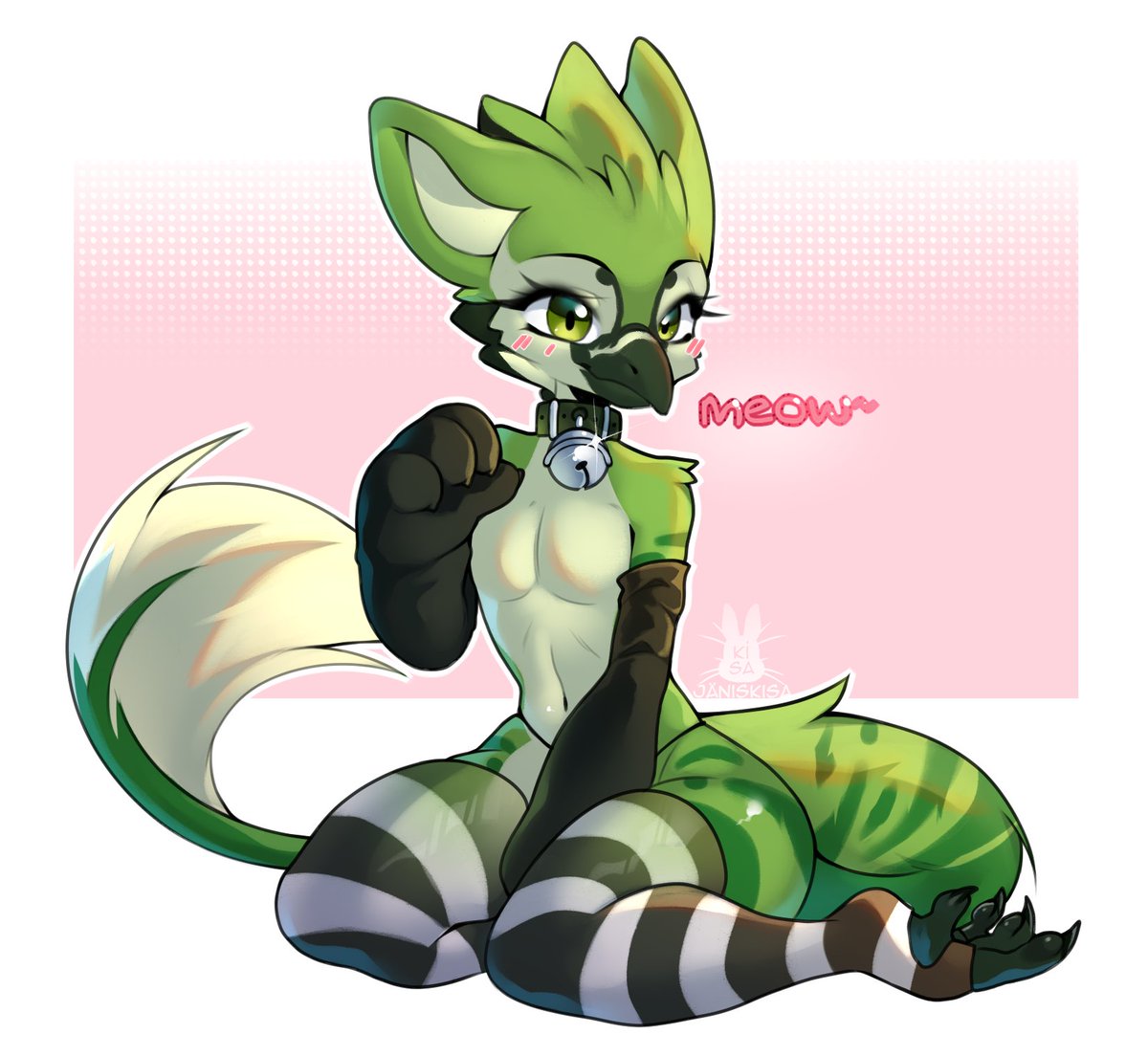Comm art for VKuser~~ 💚💚💚💚 https://t.co/9yD7jQI4Gu