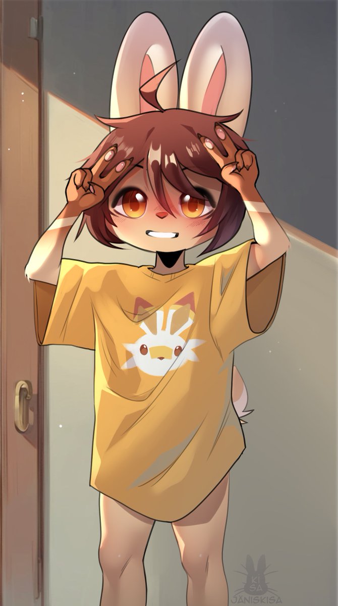 #kemono #bunny Cute little bnuy for @Zha0012 🧡 https://t.co/wLHsWK9prK