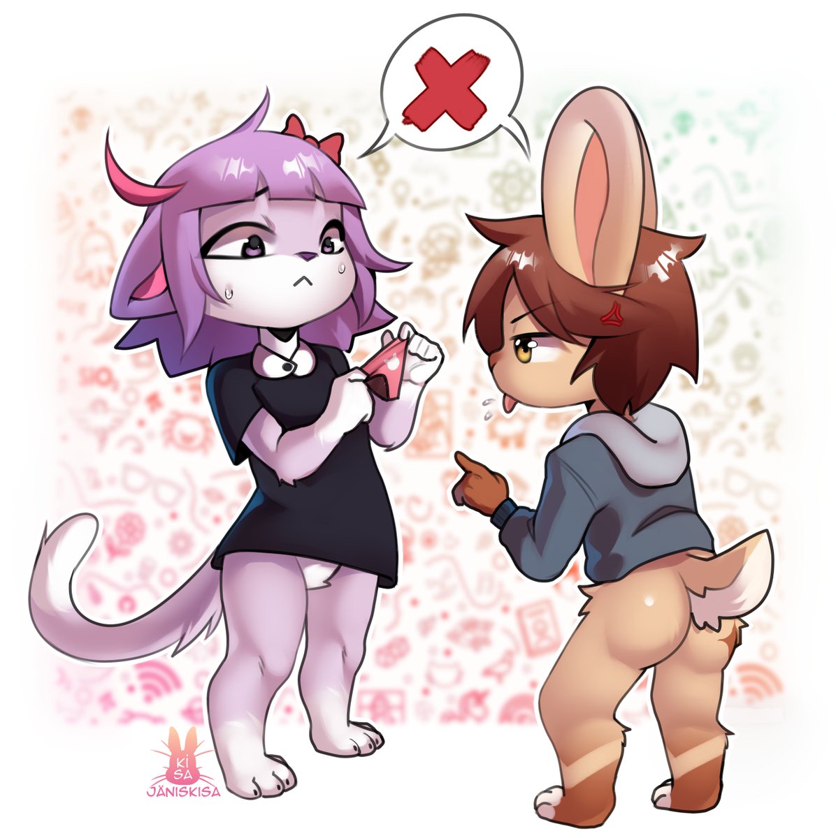 @Zha0012 and Masyuna are against panties!❌ https://t.co/OrRFt0G7GG