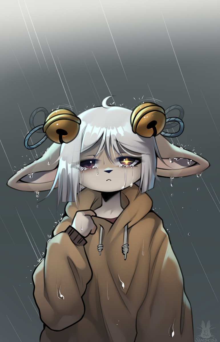 на улице rain на душе pain sad commission for a customer with VK🌧️ https://t....