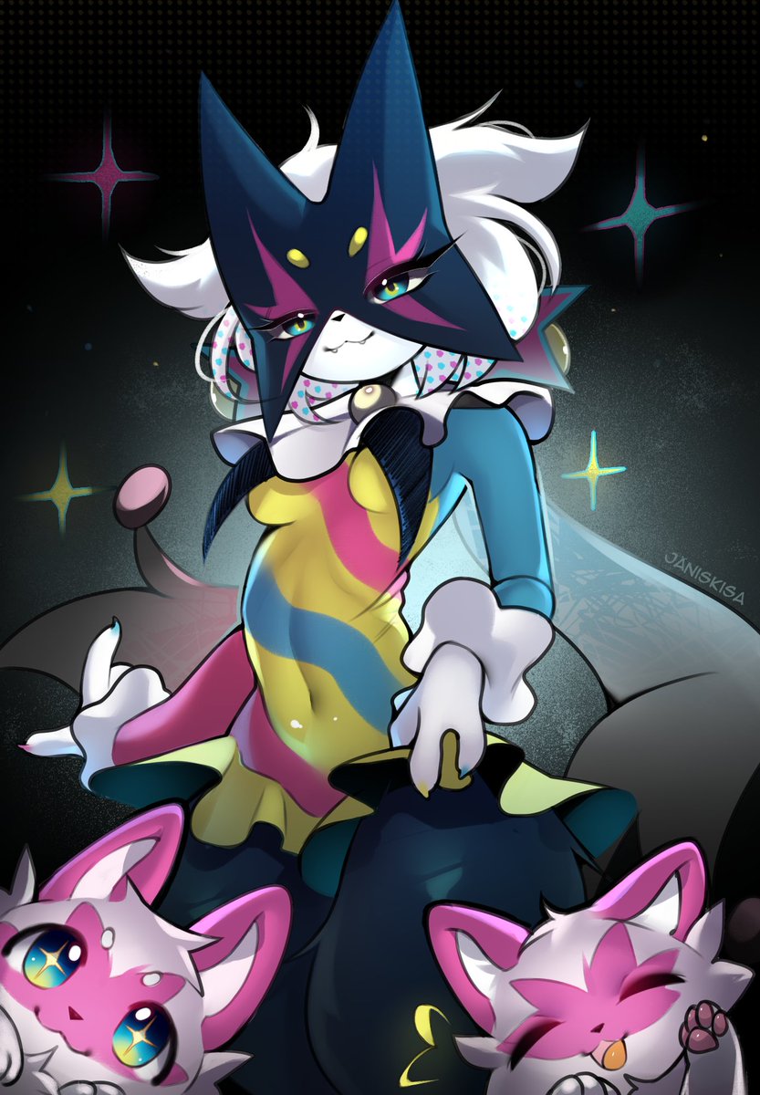 Performs in space for KidsKitty!🎊 the author of the design is attached in the...