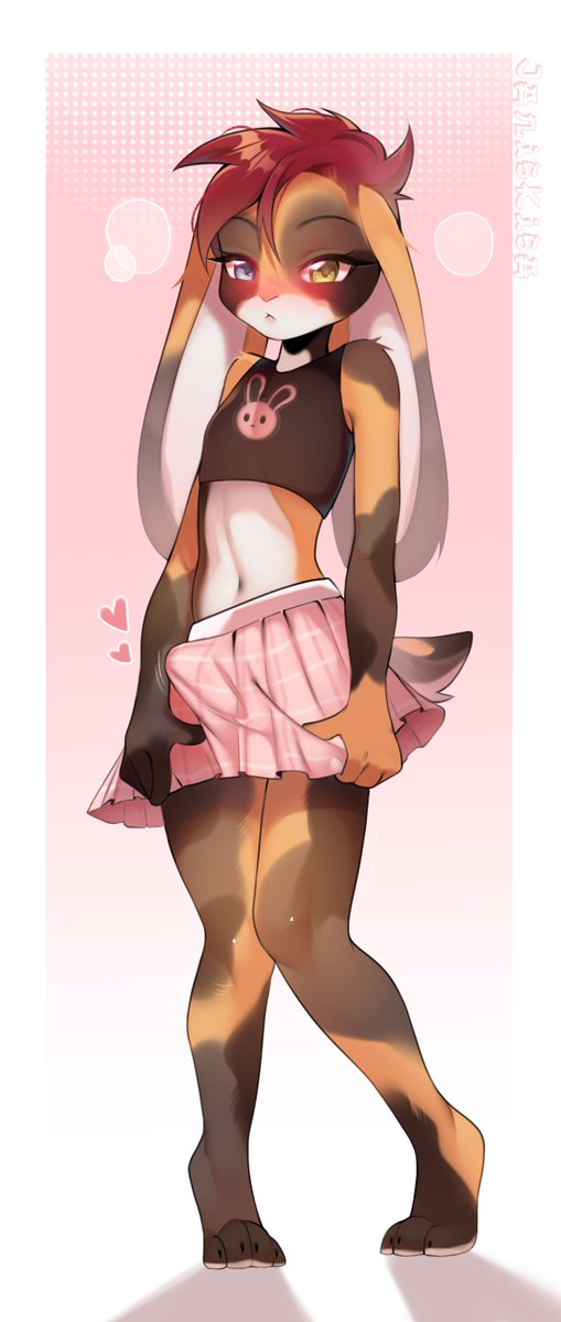 comm bnuy~ He is very glad to see you, but he is too shy to say (*/ω＼*) https...