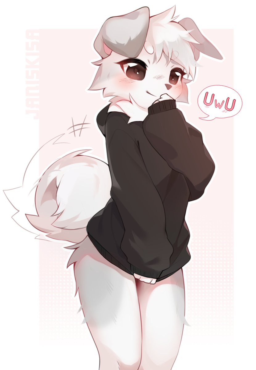 🎀🤍 UwU for @/KitsuneJoker !! https://t.co/nKLRfA9k6k