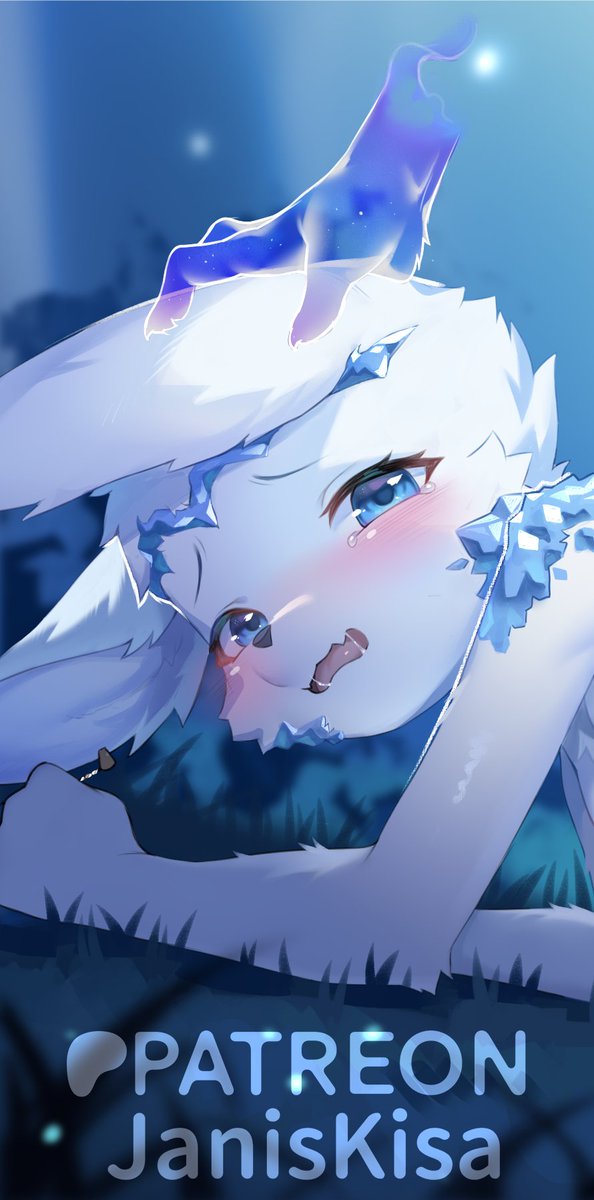 The first finished YCH with ghostly hands! You can see the full piece early o...