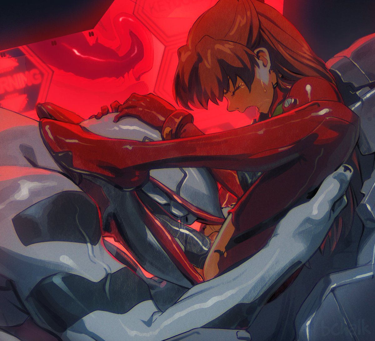 Asuka x MPE 2, this texture style is very hard to control https://t.co/okk172...