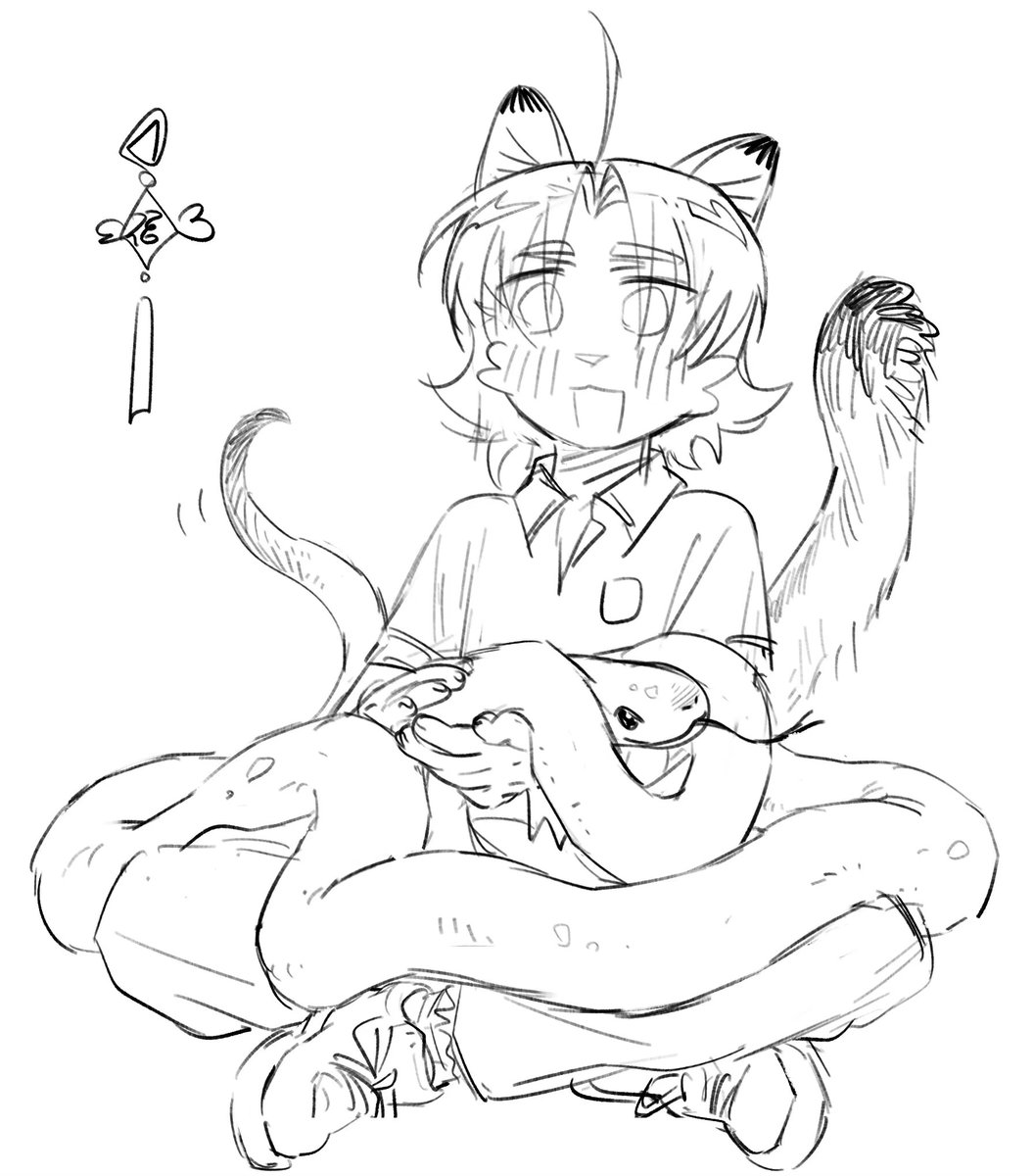 新年快乐！画一条🐍（虽然已经四号了） https://t.co/OfHfJC9Q9x