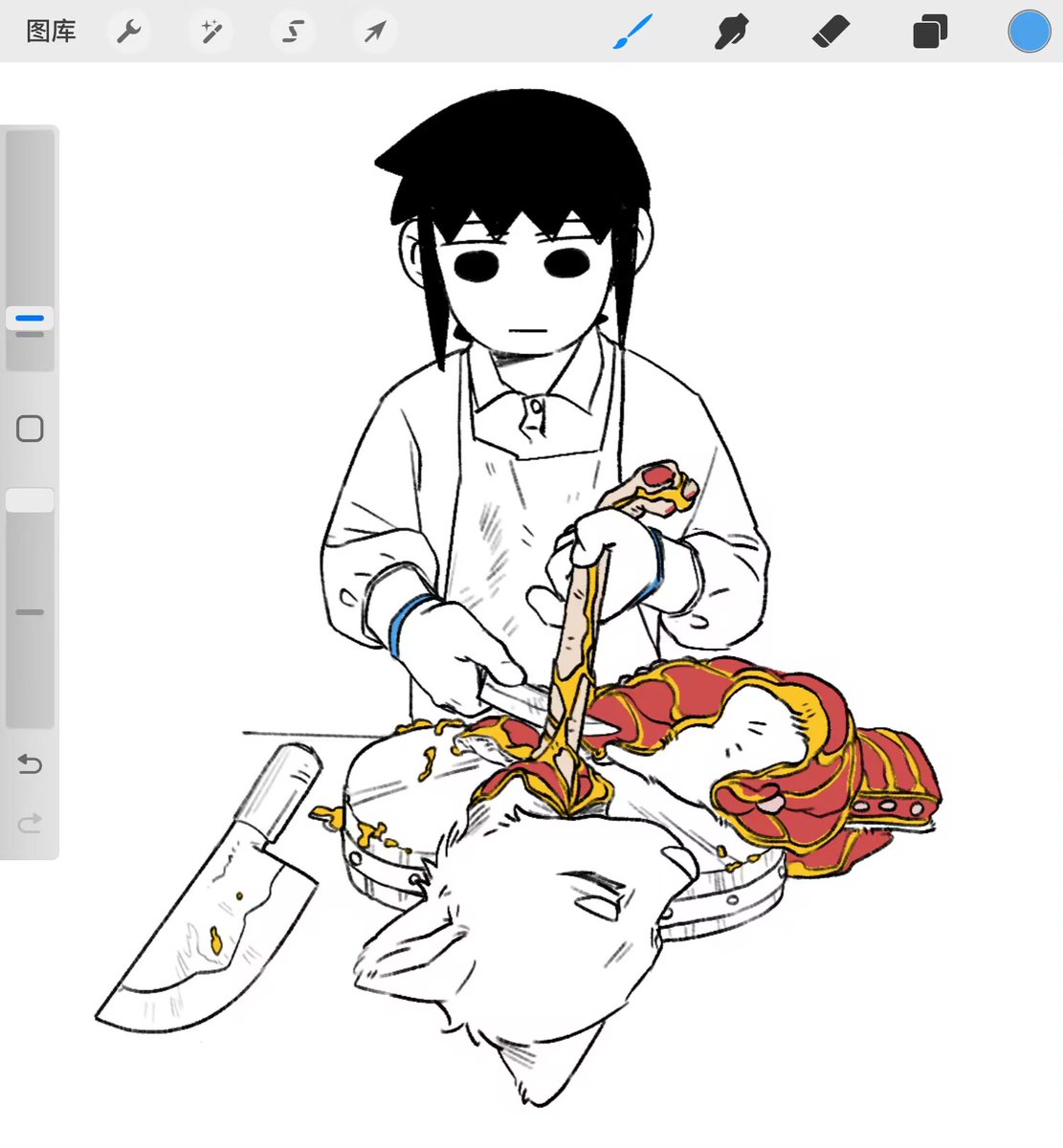 当一回汉尼拔 也不算很g就不隐藏了吧 #秀色 #肉畜 #gore https://t.co/kFr8I01fJe