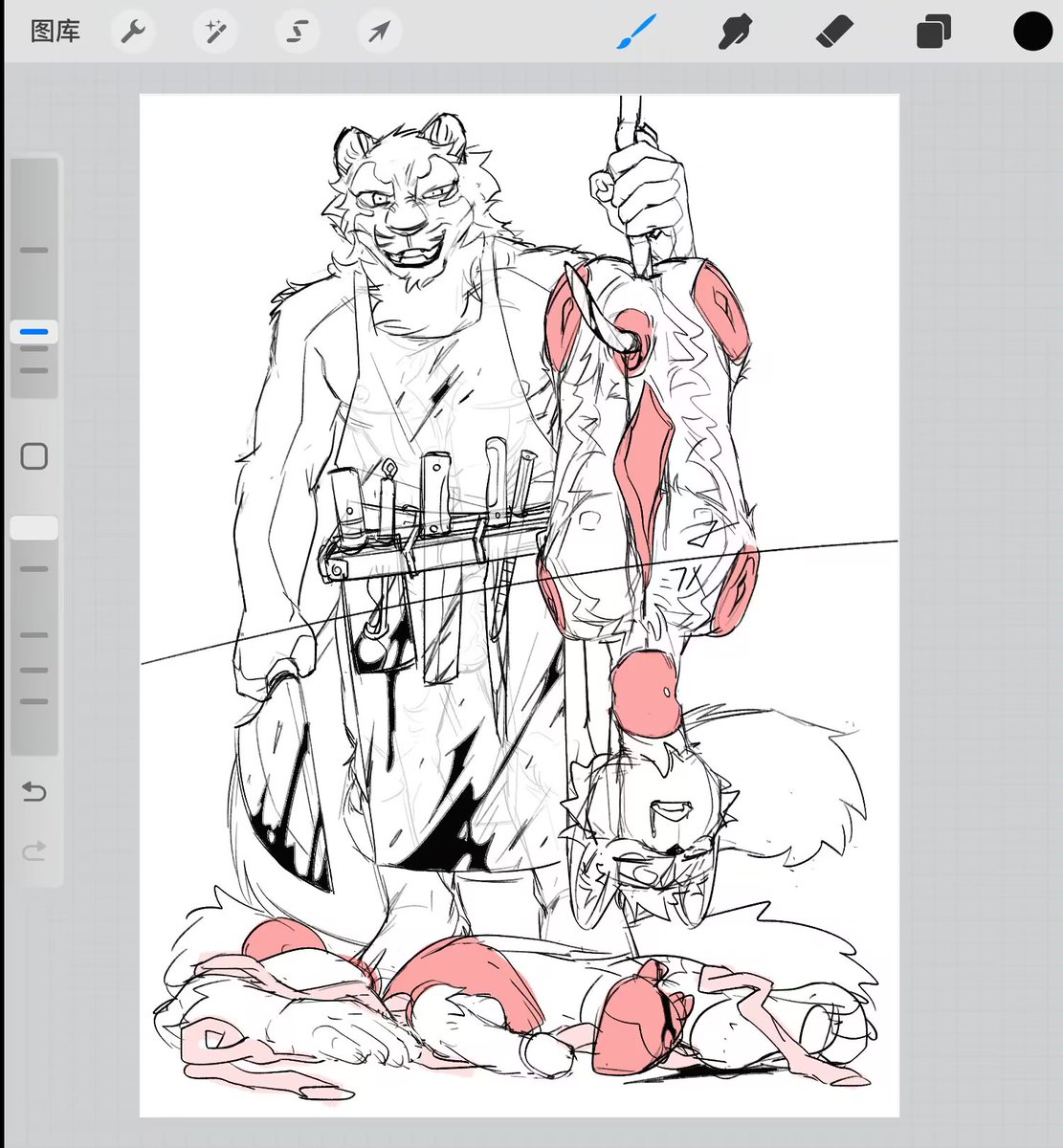放个草稿 ⚠️R18g ⚠️肢解 ⚠️肉畜 https://t.co/VQlcjEnfPK