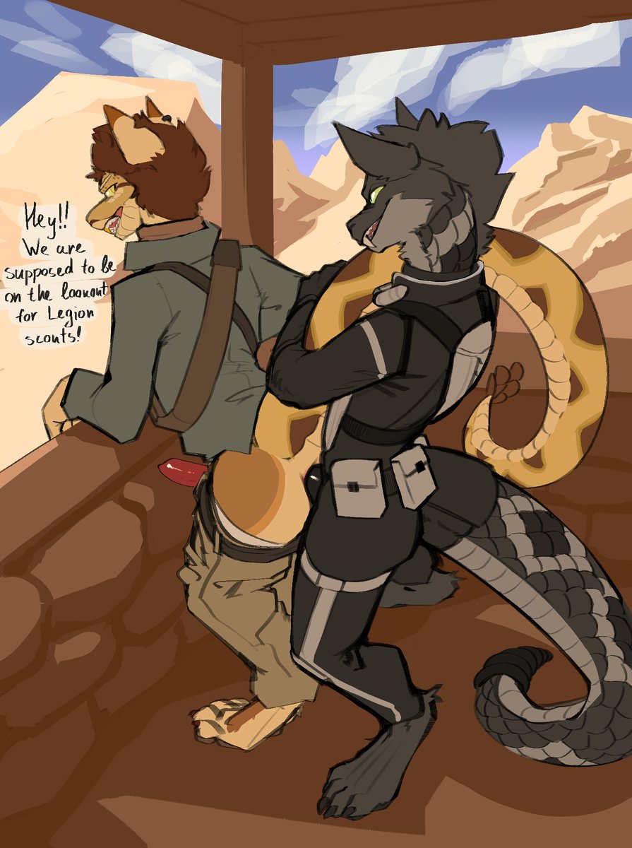 Coloured Sketch commission for @/DegenWolfeAD and @/UrPalHeathen https://t.co...