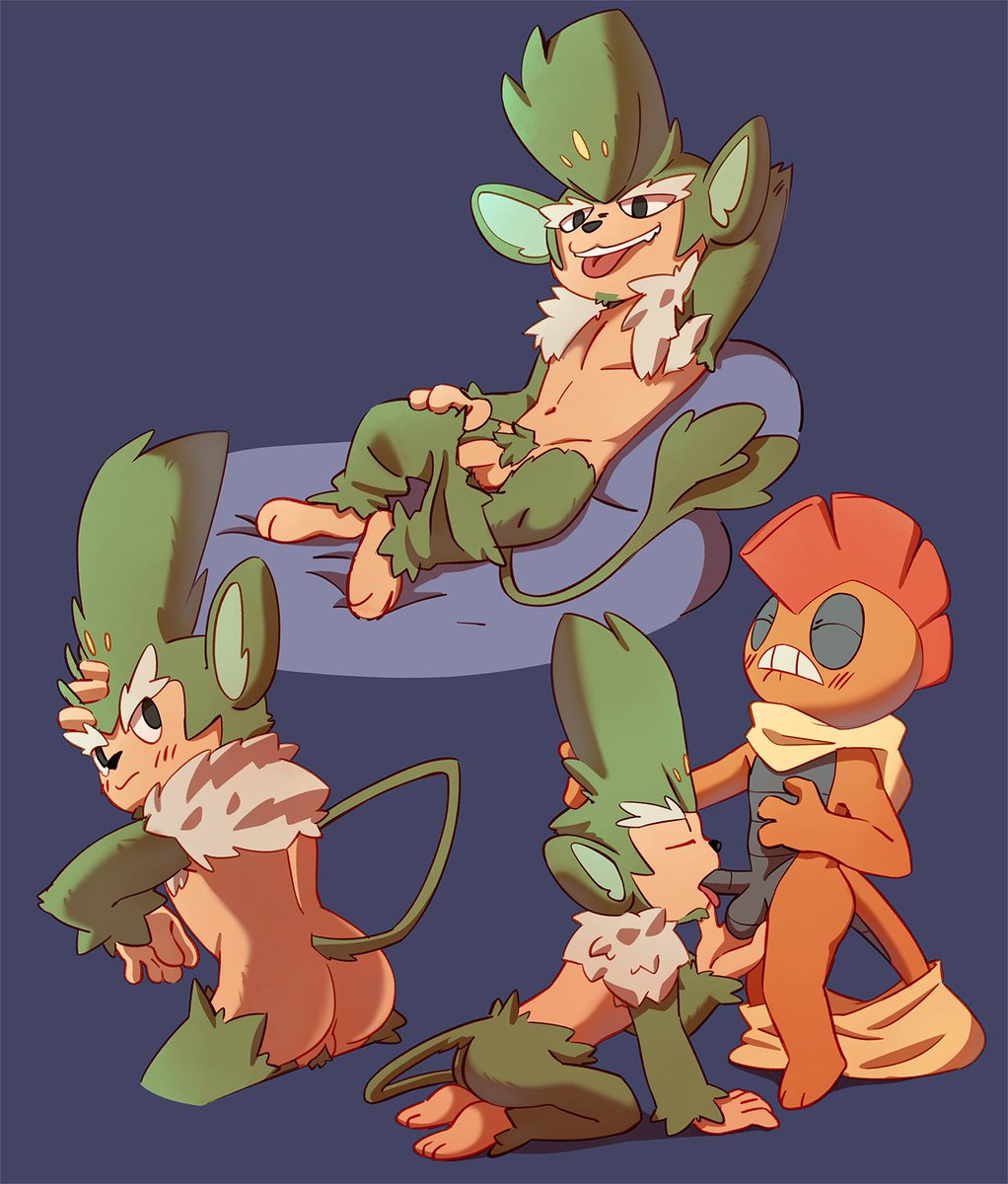 Some pantsplay with two of my favorite pokebros https://t.co/tnm19pE17e