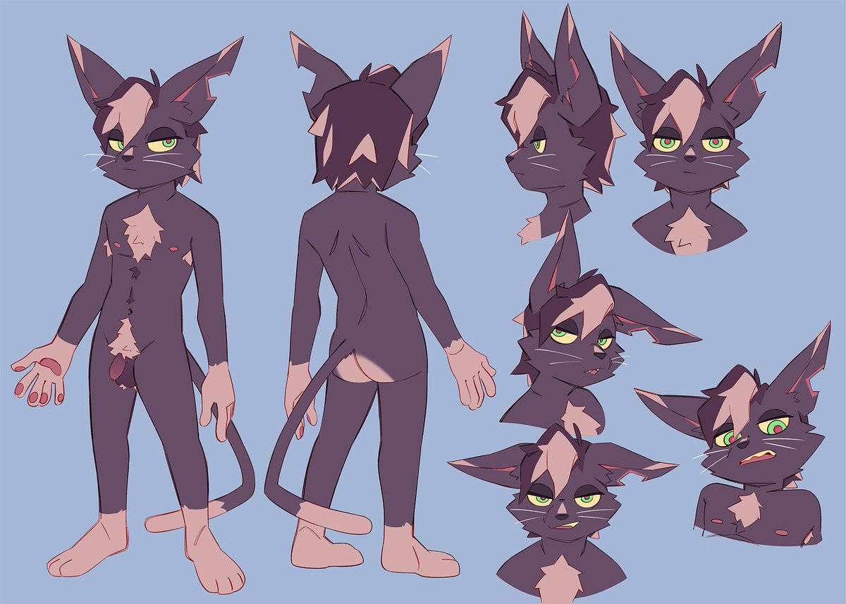 Ref sheet for Maximo, my new catboy https://t.co/GGnlEhvavM