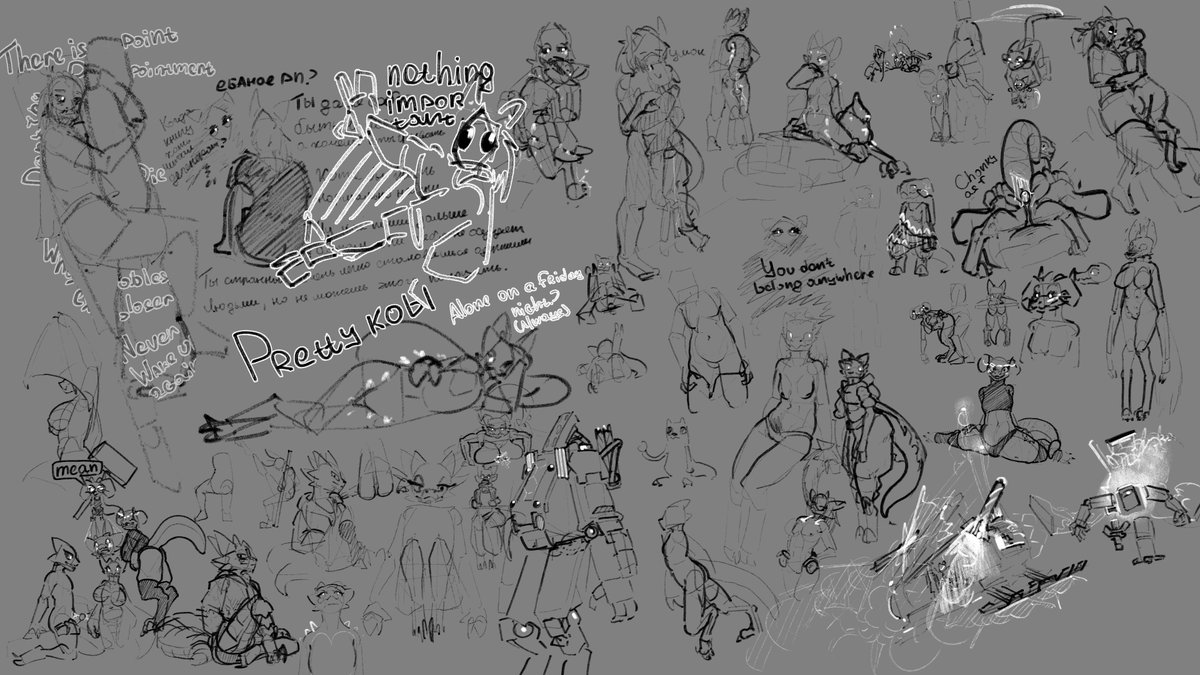 sketch page 127 some chonkers scalies here and there also bunch of cuties kob...