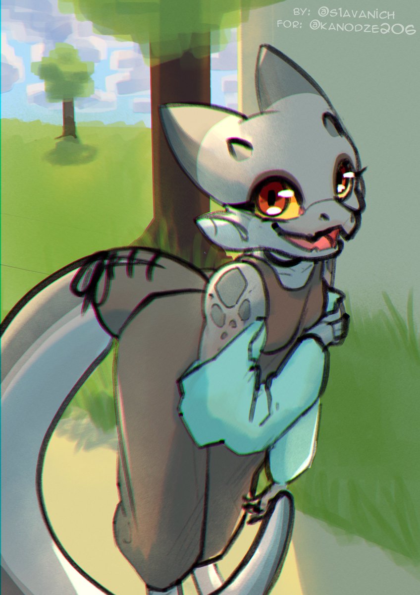 artfight attack on @kanodze206 i hope you like it 🥴 https://t.co/3yaZ7220yx