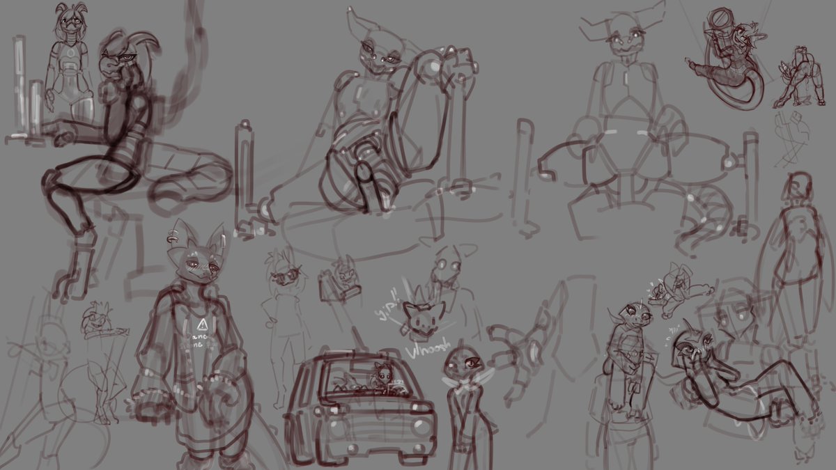 new sketch page 137 kobold/fashion/car/robots and stuff https://t.co/bIN1bfk9gq