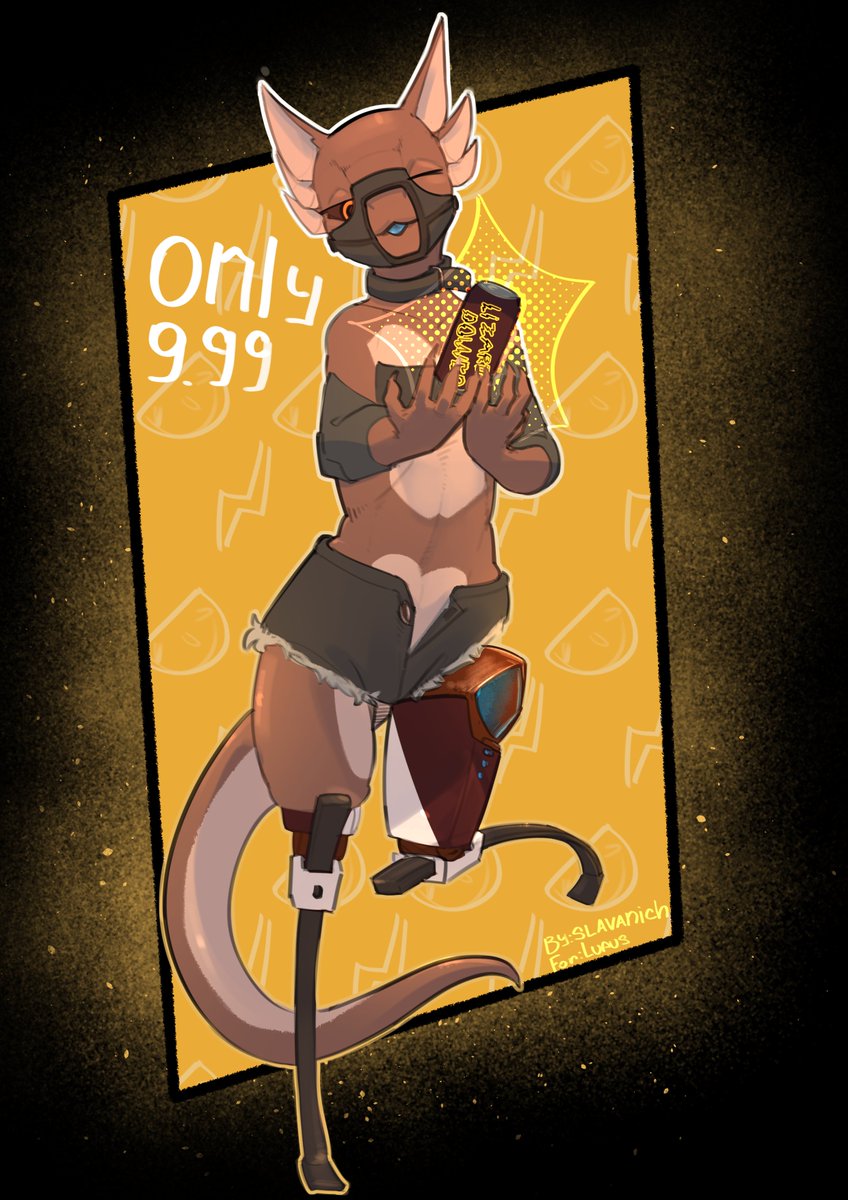 comm for lupus over discord that sunny drink is sure to charge you up https:/...